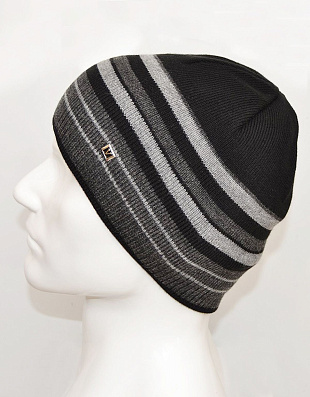 Шапка вязаная мужская в полоску Русский трикотаж | купить в интернет-магазине Olymp-Men