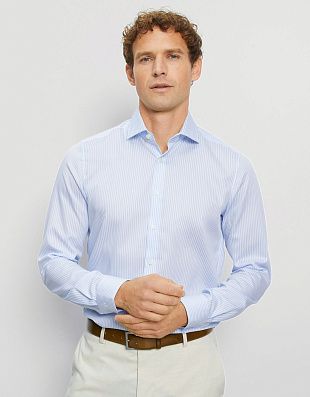 Рубашка мужская в полоску OLYMP, body fit | купить в интернет-магазине Olymp-Men