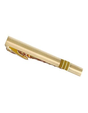 Зажим для галстука Lindenmann золотистый, 55 мм | купить в интернет-магазине Olymp-Men