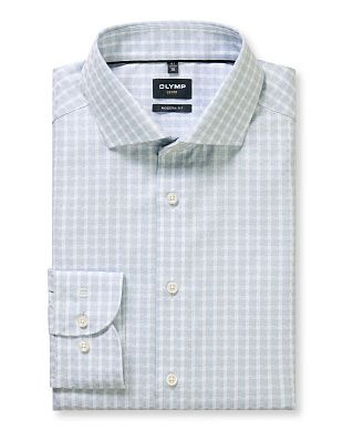 Сорочка классическая в клетку OLYMP Luxor полуприлегающая | купить в интернет-магазине Olymp-Men