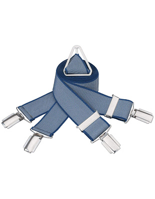 Подтяжки мужские синие Lindenmann | купить в интернет-магазине Olymp-Men