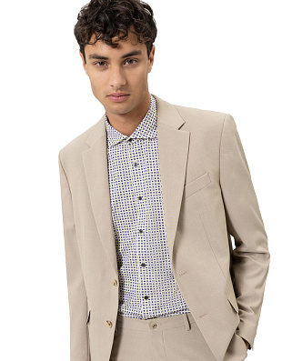 Рубашка трикотажная с рисунком OLYMP 24/7, body fit | купить в интернет-магазине Olymp-Men