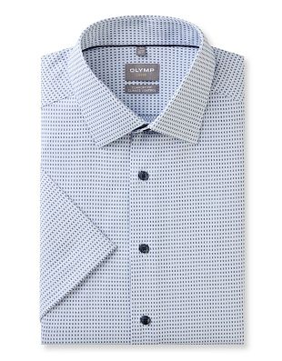 Рубашка мужская с коротким рукавом OLYMP Luxor 24/7, прямой крой