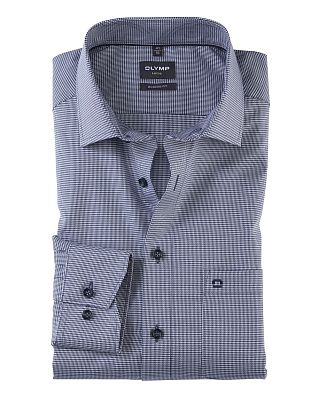 Рубашка мужская с рисунком гусиная лапка OLYMP Luxor, modern fit | купить в интернет-магазине Olymp-Men