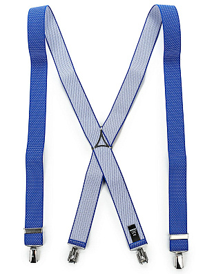 Подтяжки мужские голубые в крапинку, Х-форма | купить в интернет-магазине Olymp-Men