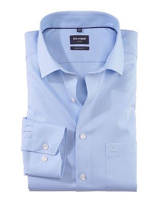 Сорочка классическая мужская OLYMP Luxor фактурная, modern fit | купить в интернет-магазине Olymp-Men