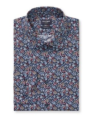 Рубашка с цветочным рисунком OLYMP Luxor, modern fit на высокий рост | купить в интернет-магазине Olymp-Men