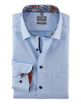Сорочка классическая мужская OLYMP Luxor, прямой крой | купить в интернет-магазине Olymp-Men