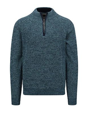 Свитер на молнии меланжевый Fynch-Hatton | купить в интернет-магазине Olymp-Men
