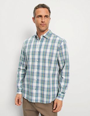 Рубашка мужская в клетку OLYMP Casual | купить в интернет-магазине Olymp-Men