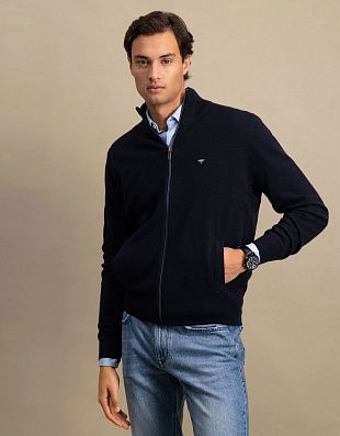 Кардиган шерстяной на молнии Fynch-Hatton | купить в интернет-магазине Olymp-Men