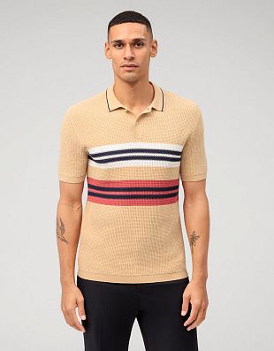 Поло мужское вязаное Olymp в полоску | купить в интернет-магазине Olymp-Men