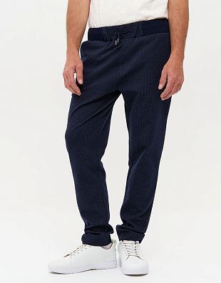 Брюки спортивные синие мужские Gratude с карманом на молнии | купить в интернет-магазине Olymp-Men