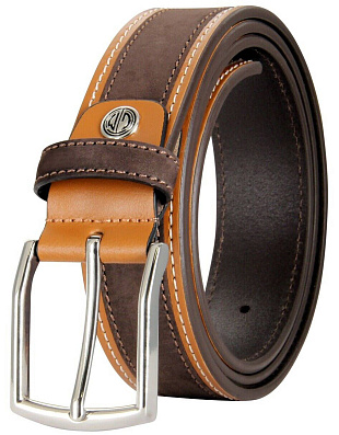 Ремень мужской из нубука комбинированный мужские | купить в интернет-магазине Olymp-Men