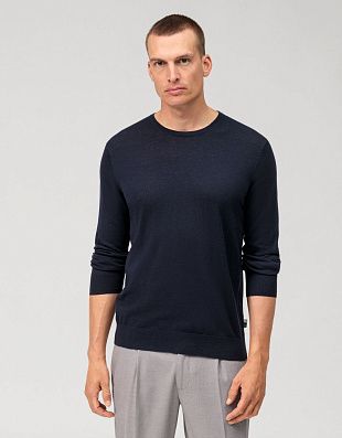 Джемпер мужской OLYMP, шерсть с шёлком, body fit | интернет-магазин Olymp-Men