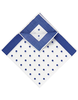 Платок-паше Olymp в голубой горох | купить в интернет-магазине Olymp-Men