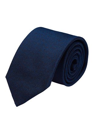 Галстук мужской удлиненный Bernd Hennes в ёлочку, широкий, 8,5 см | купить в интернет-магазине Olymp-Men