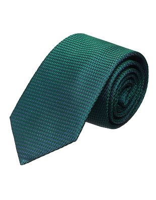 Галстук удлиненный зелёный жаккард Bernd Hennes, 8,5 см | купить в интернет-магазине Olymp-Men