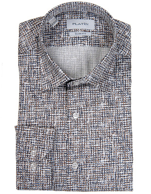 Сорочка мужская PLATIN Slim Fit, артикул 2318UF-PLT