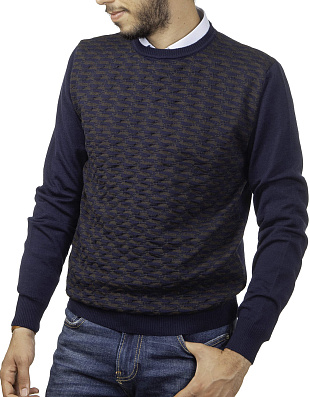 Джемпер мужской PLATIN Slim Fit 1041-1-122UF-KZ | интернет-магазин Olymp-Men