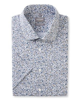 Рубашка с рисунком OLYMP Luxor 24/7, прямой крой