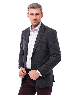 Пиджак мужской шерстяной Roy Robson с локтями из замши, modern fit | купить в интернет-магазине Olymp-Men