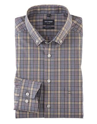 Рубашка классическая в клетку OLYMP Luxor, modern fit | купить в интернет-магазине Olymp-Men