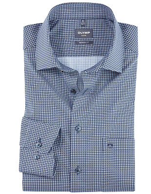 Рубашка мужская классическая в клетку OLYMP Luxor, modern fit | купить в интернет-магазине Olymp-Men