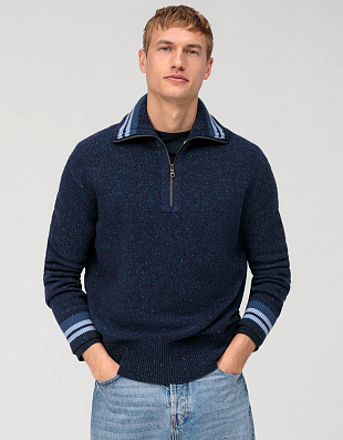 Свитер мужской вязаный на молнии OLYMP, modern fit | купить в интернет-магазине Olymp-Men