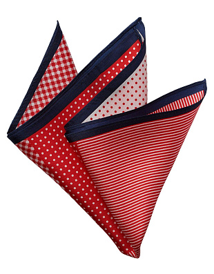 Платок красный в карман пиджака Bernd Hennes | купить в интернет-магазине Olymp-Men