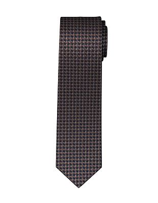 Галстук Olymp с рисунком гусиная лапка, 6,5 см | купить в интернет-магазине Olymp-Men