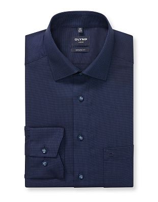 Рубашка мужская классическая OLYMP, modern fit на высокий рост | купить в интернет-магазине Olymp-Men