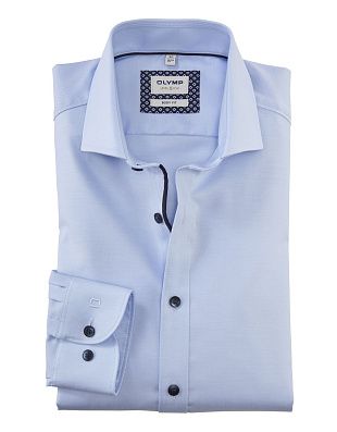 Рубашка классическая OLYMP длинный рукав, body fit | купить в интернет-магазине Olymp-Men