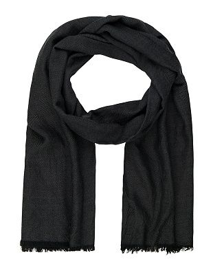 Шарф тёмно-серый Lindenmann шерстяной | купить в интернет-магазине Olymp-Men