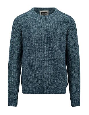 Джемпер мужской бирюзовый меланж Fynch-Hatton | интернет-магазин Olymp-Men