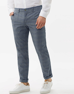 Брюки мужские Brax Fey летние в клетку | купить в интернет-магазине Olymp-Men