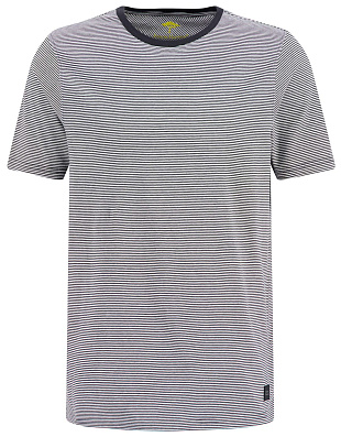 Футболка мужская в синюю полоску Fynch-Hatton | купить в интернет-магазине Olymp-Men