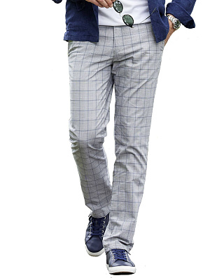 Брюки мужские в клетку w.Wegener | купить в интернет-магазине Olymp-Men