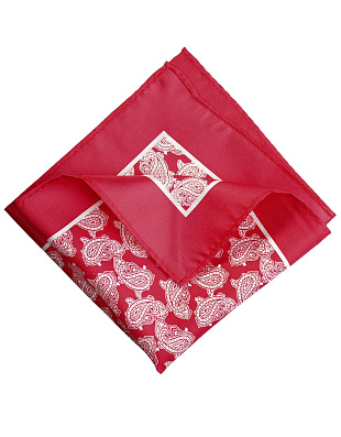 Платок-паше красный с рисунком огурцы | купить в интернет-магазине Olymp-Men