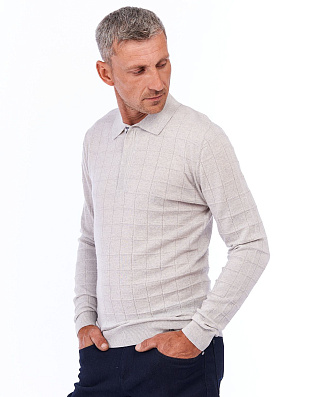 Поло мужское на молнии Gratude вязаное | купить в интернет-магазине Olymp-Men