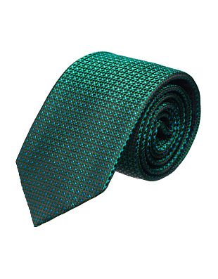 Галстук удлиненный зелёный жаккард Bernd Hennes, 8,5 см | купить в интернет-магазине Olymp-Men