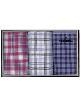 Платки мужские носовые в клетку, 3 шт. | купить в интернет-магазине Olymp-Men