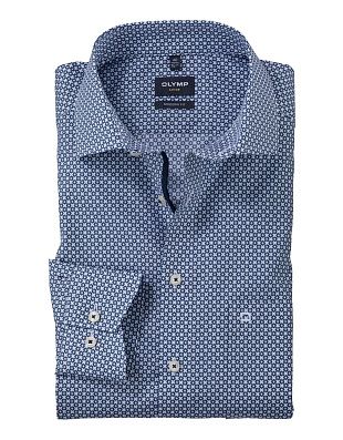 Рубашка с рисунком OLYMP Luxor, modern fit на высокий рост | купить в интернет-магазине Olymp-Men