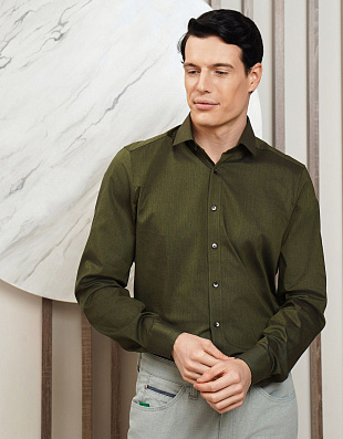 Рубашка классическая OLYMP длинный рукав, body fit | купить в интернет-магазине Olymp-Men