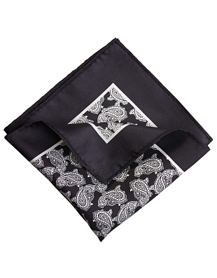 Платок-паше чёрный с рисунком огурцы | купить в интернет-магазине Olymp-Men