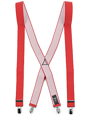 Мужские подтяжки красные в крапинку | купить в интернет-магазине Olymp-Men