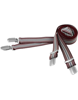 Подтяжки мужские бордовые в полоску, Х-форма | купить в интернет-магазине Olymp-Men