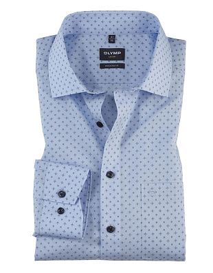 Рубашка мужская с рисунком OLYMP Luxor, modern fit | купить в интернет-магазине Olymp-Men