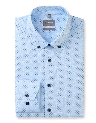 Рубашка с пуговицами на воротнике OLYMP Luxor, прямой крой | купить в интернет-магазине Olymp-Men