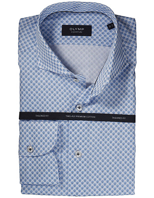 Сорочка мужская Signature с голубым рисунком